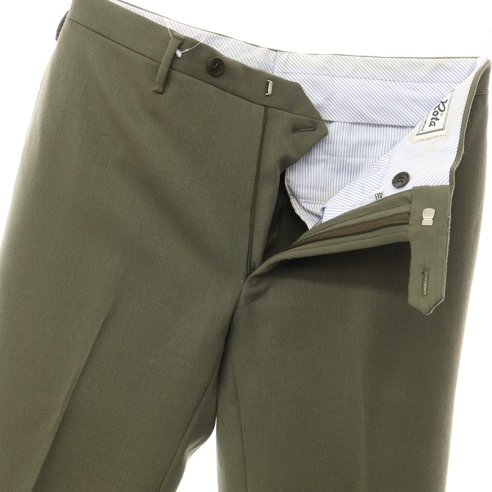 [Used] ROTA Wool Nylon Casual Slacks Pants Olive [Size 48] [GRN] [A/W] [Condition Rank D] [Men&
