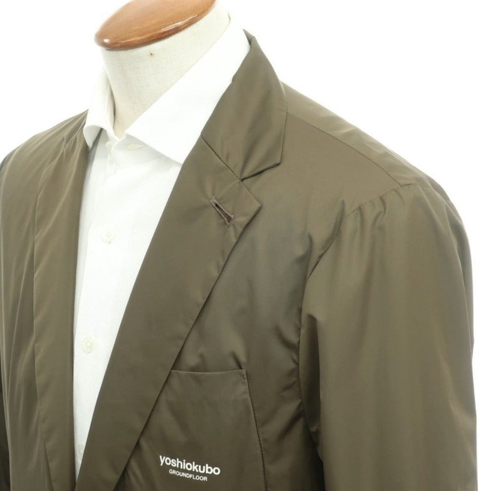 [Unused] Yoshio Kubo Polyester 2B Casual Jacket Olive [Size 3] [GRN] [S/S] [Condition Rank S] [Men&