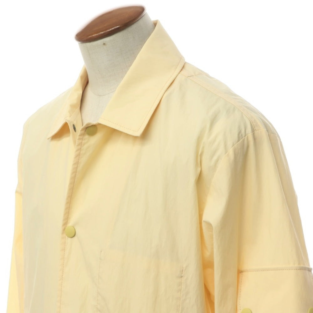 [Unused] Yoshio Kubo Cotton Nylon Coach Jacket Blouson Cream Yellow [Size 2] [YEL] [S/S] [Condition Rank S] [Men&