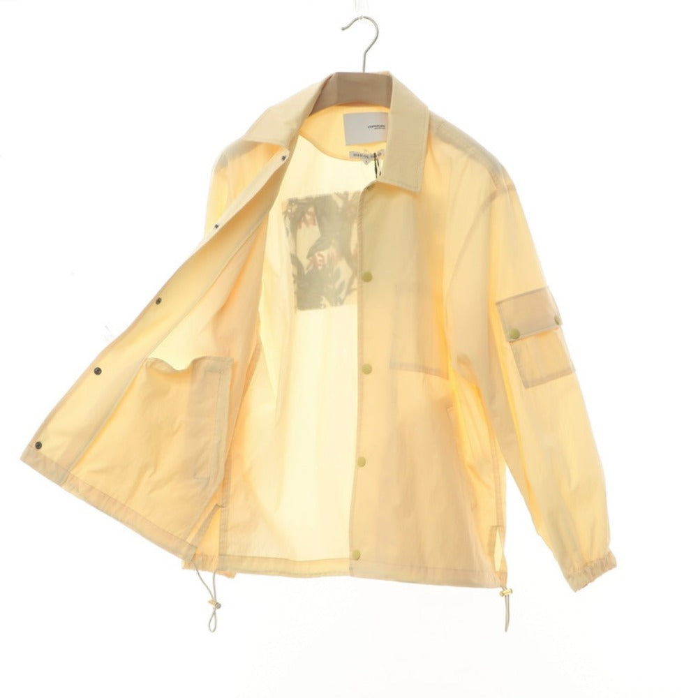 [Unused] Yoshio Kubo Cotton Nylon Coach Jacket Blouson Cream Yellow [Size 2] [YEL] [S/S] [Condition Rank S] [Men&