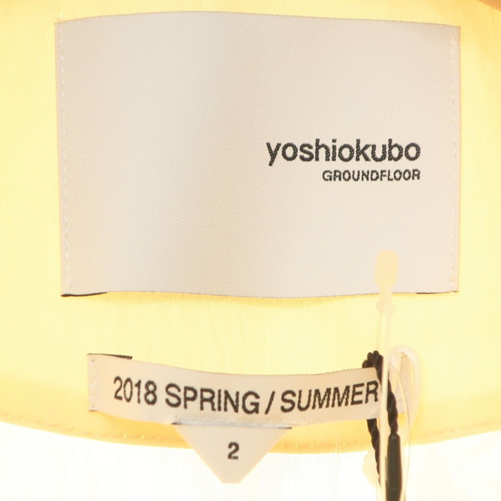 [Unused] Yoshio Kubo Cotton Nylon Coach Jacket Blouson Cream Yellow [Size 2] [YEL] [S/S] [Condition Rank S] [Men&