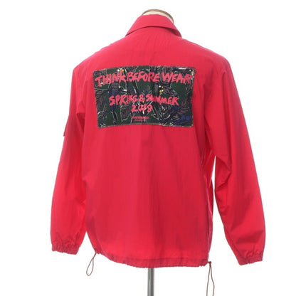 [Unused] Yoshio Kubo Cotton Nylon Coach Jacket Blouson Pink Red [Size 2] [RED] [S/S] [Condition Rank S] [Men&