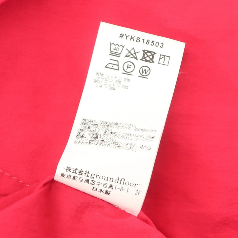 [Unused] Yoshio Kubo Cotton Nylon Coach Jacket Blouson Pink Red [Size 2] [RED] [S/S] [Condition Rank S] [Men&