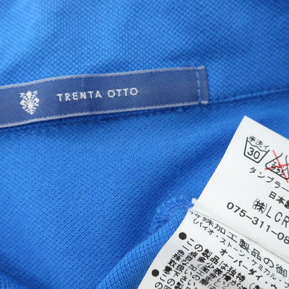 【中古】トレンタオット TRENTA OTTO 半袖ポロシャツ
 ブルー【サイズ46】【BLU】【S/S】【状態ランクD】【メンズ】 EPD