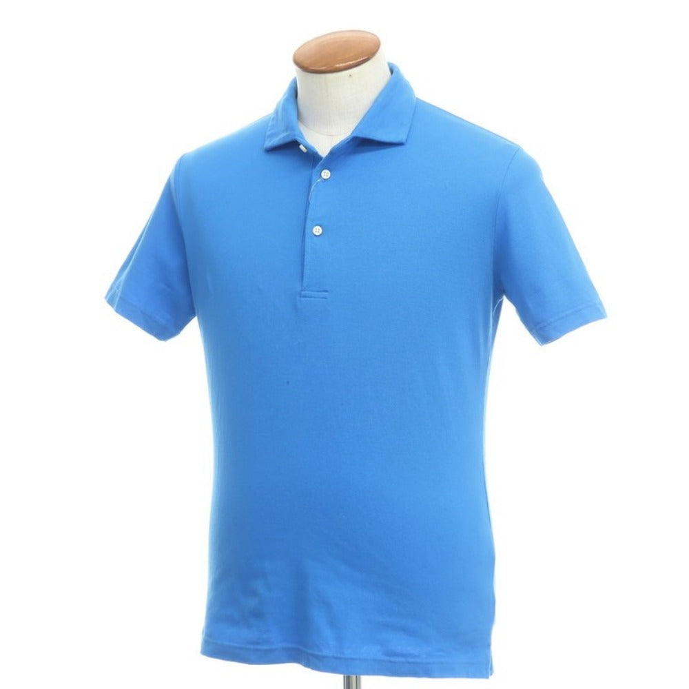 【中古】トレンタオット TRENTA OTTO 半袖ポロシャツ
 ブルー【サイズ46】【BLU】【S/S】【状態ランクD】【メンズ】 EPD