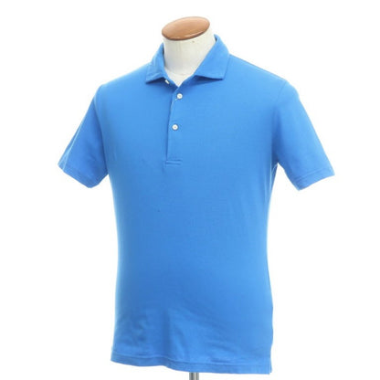 【中古】トレンタオット TRENTA OTTO 半袖ポロシャツ
 ブルー【サイズ46】【BLU】【S/S】【状態ランクD】【メンズ】 EPD