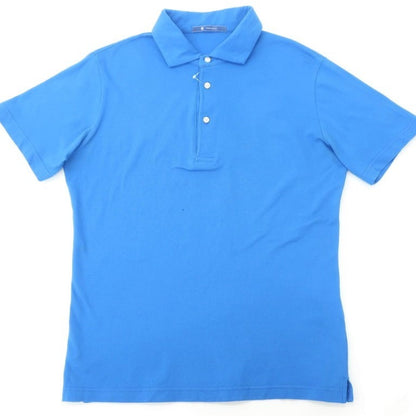 【中古】トレンタオット TRENTA OTTO 半袖ポロシャツ
 ブルー【サイズ46】【BLU】【S/S】【状態ランクD】【メンズ】 EPD