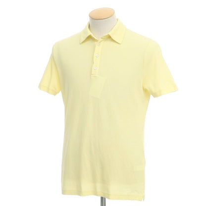 [Used] ZANONE short-sleeved polo shirt, yellow [size 44] [YEL] [S/S] [Condition rank B] ​​[Men&