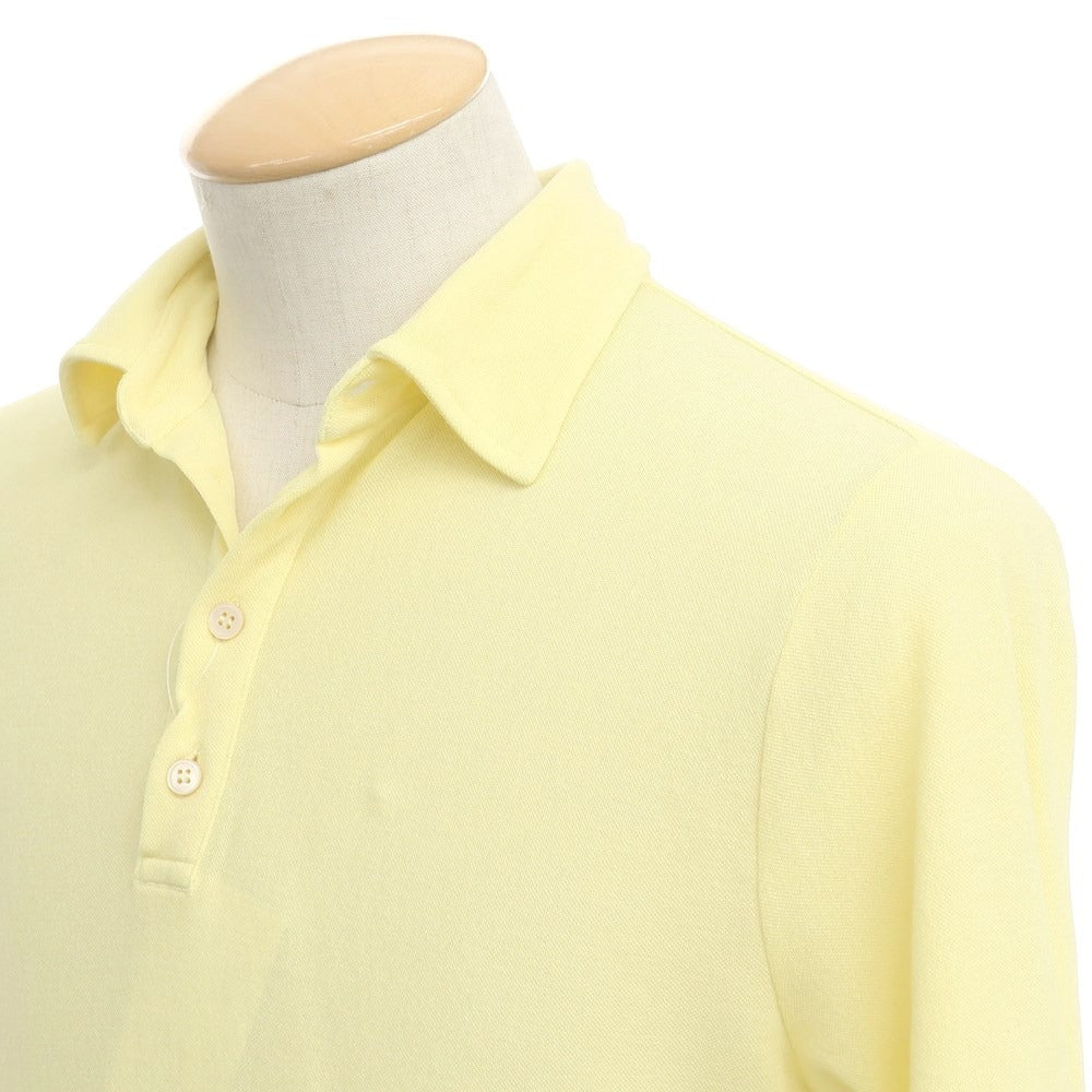 [Used] ZANONE short-sleeved polo shirt, yellow [size 44] [YEL] [S/S] [Condition rank B] ​​[Men&