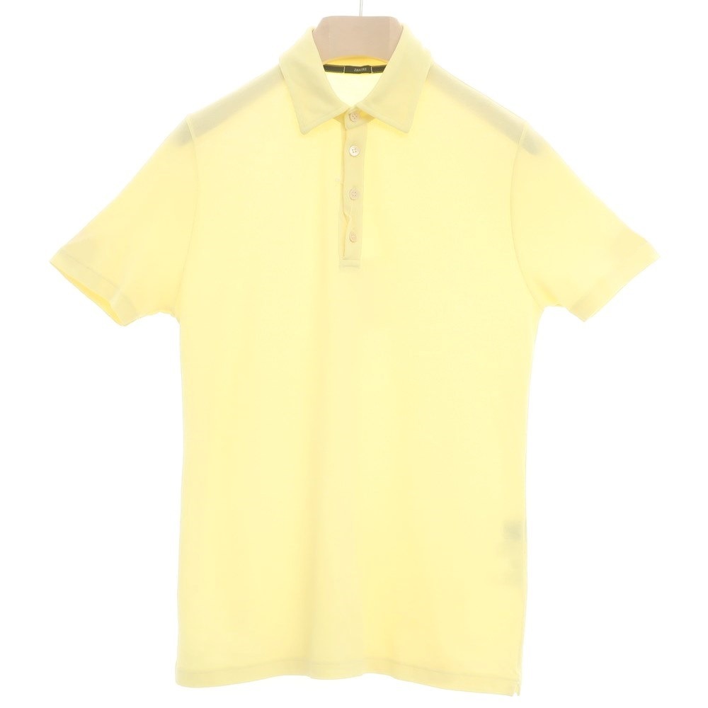 [Used] ZANONE short-sleeved polo shirt, yellow [size 44] [YEL] [S/S] [Condition rank B] ​​[Men&