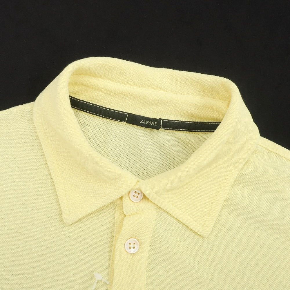 [Used] ZANONE short-sleeved polo shirt, yellow [size 44] [YEL] [S/S] [Condition rank B] ​​[Men&