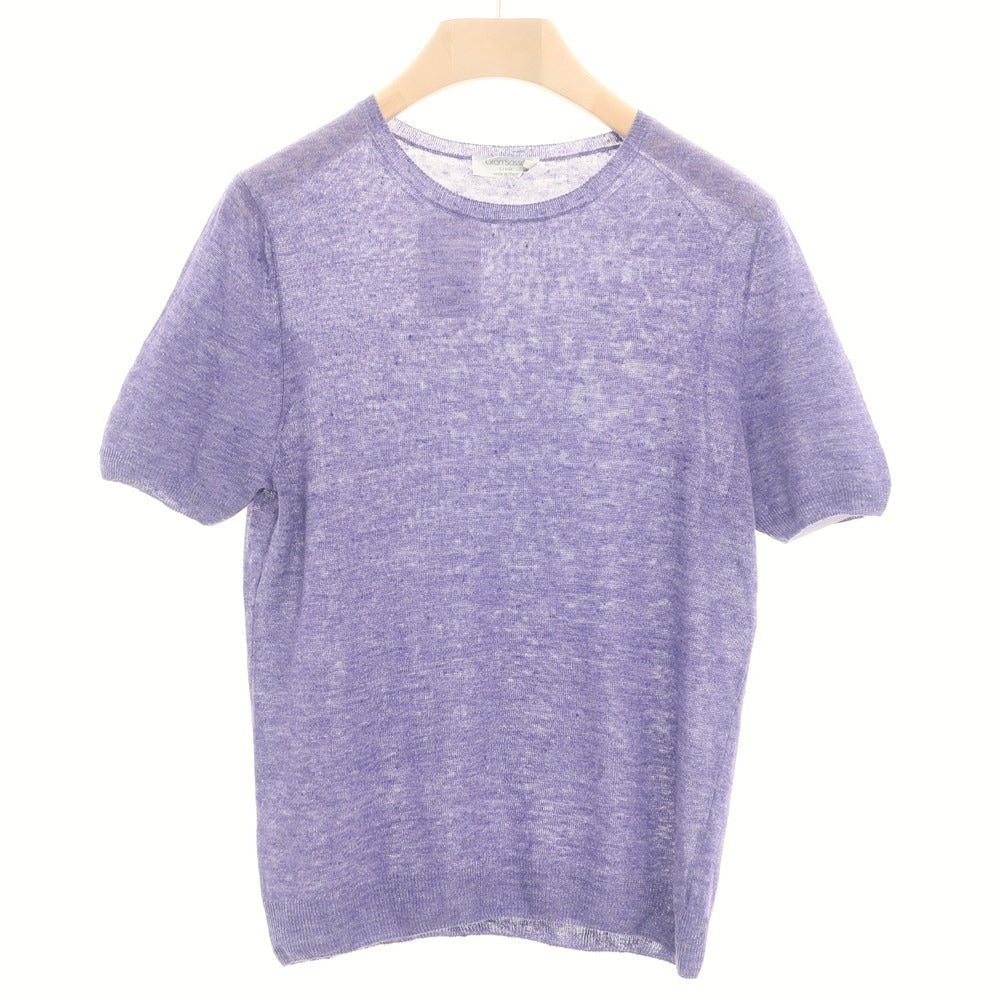 [Used] GRAN SASSO pullover knit
 Purple [Size 44] [PUP] [S/S] [Condition Rank B] ​​[Men&
