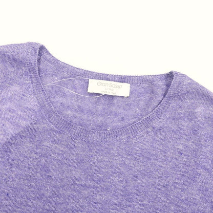 [Used] GRAN SASSO pullover knit
 Purple [Size 44] [PUP] [S/S] [Condition Rank B] ​​[Men&