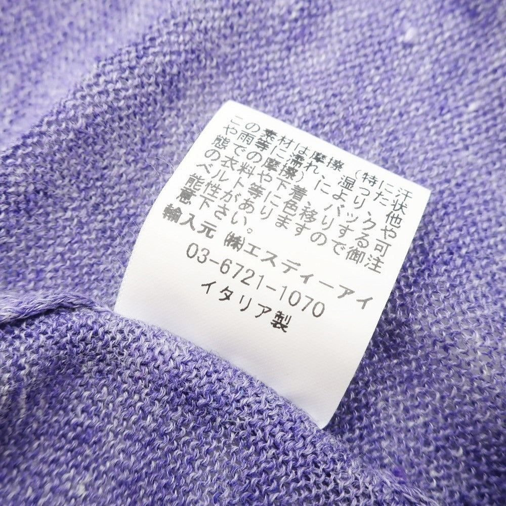 [Used] GRAN SASSO pullover knit
 Purple [Size 44] [PUP] [S/S] [Condition Rank B] ​​[Men&