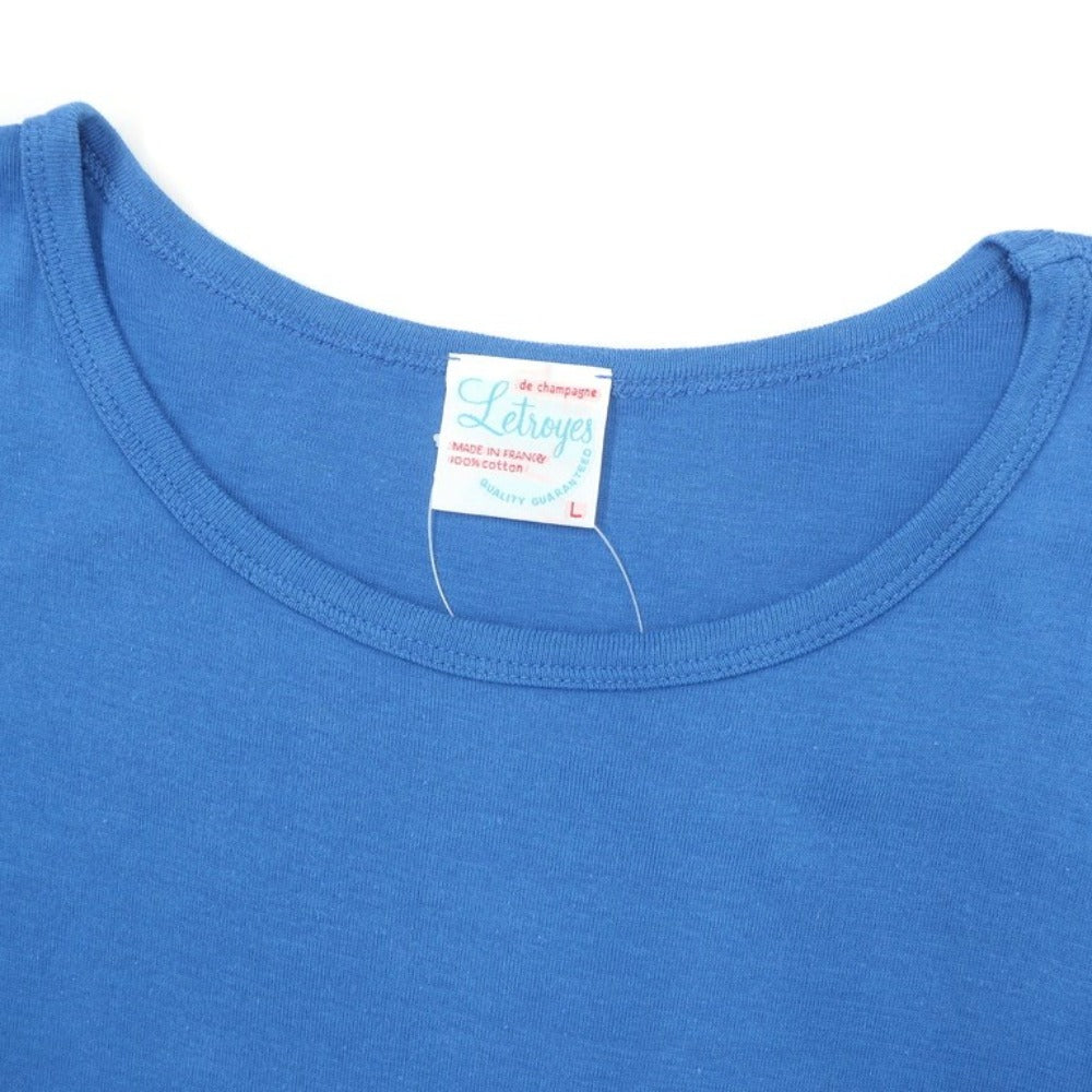 中古】ルトロワ Letroyes 半袖Ｔシャツ ブルー【サイズL】【BLU