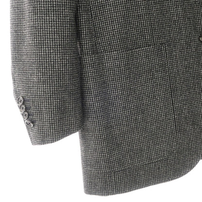 [Used] Valditaro wool houndstooth pattern tailored jacket, gray x black [size 46] [GRY] [A/W] [Condition rank B] ​​[Men&