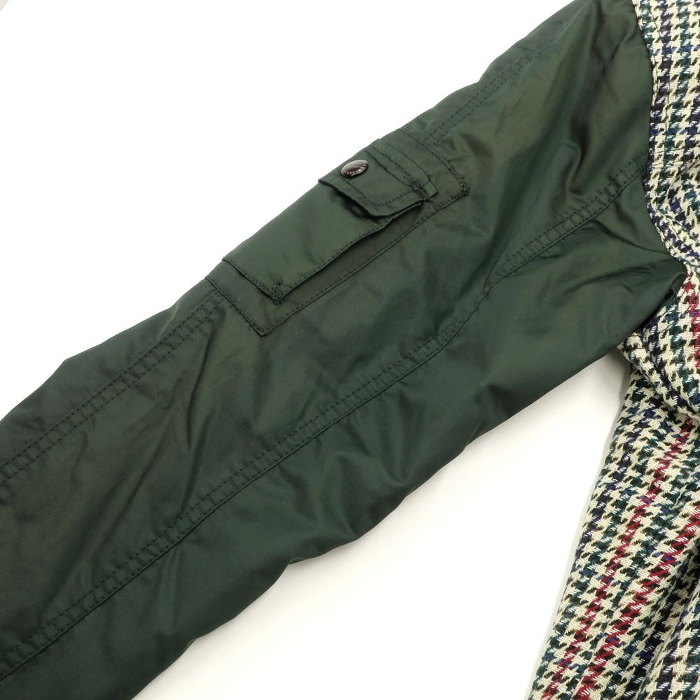 [Used] Scotch &amp;amp; Soda padded jacket
 Green x Yellow [Size S] [GRN] [A/W] [Condition Rank C] [Men&