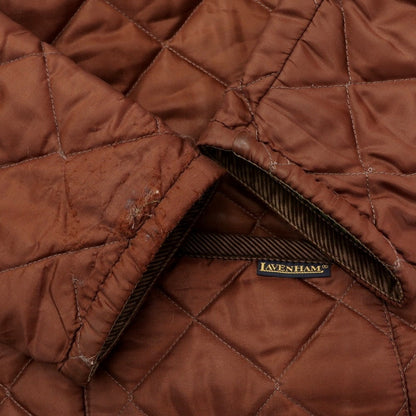 [Used] LAVENHAM polyester padded quilted blouson brown [size 38] [BRW] [A/W] [Condition rank D] [Men&