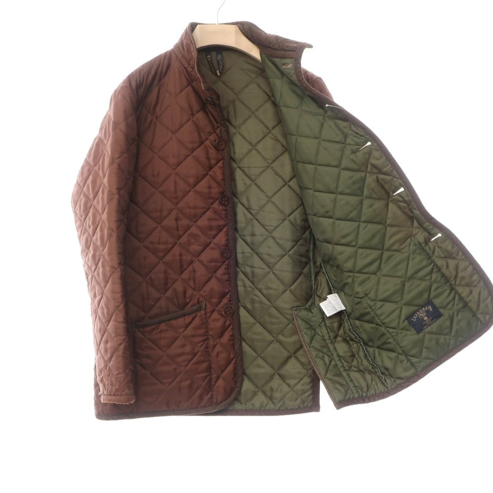 [Used] LAVENHAM polyester padded quilted blouson brown [size 38] [BRW] [A/W] [Condition rank D] [Men&