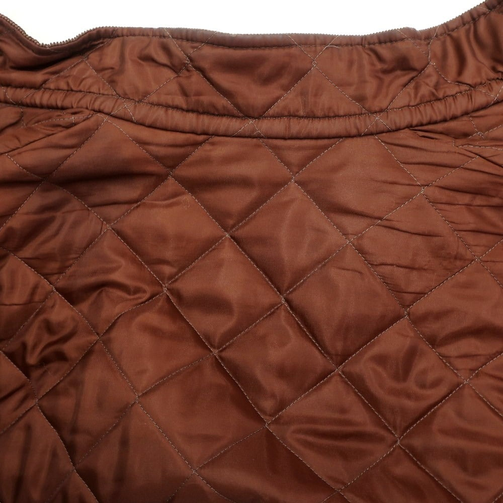 [Used] LAVENHAM polyester padded quilted blouson brown [size 38] [BRW] [A/W] [Condition rank D] [Men&