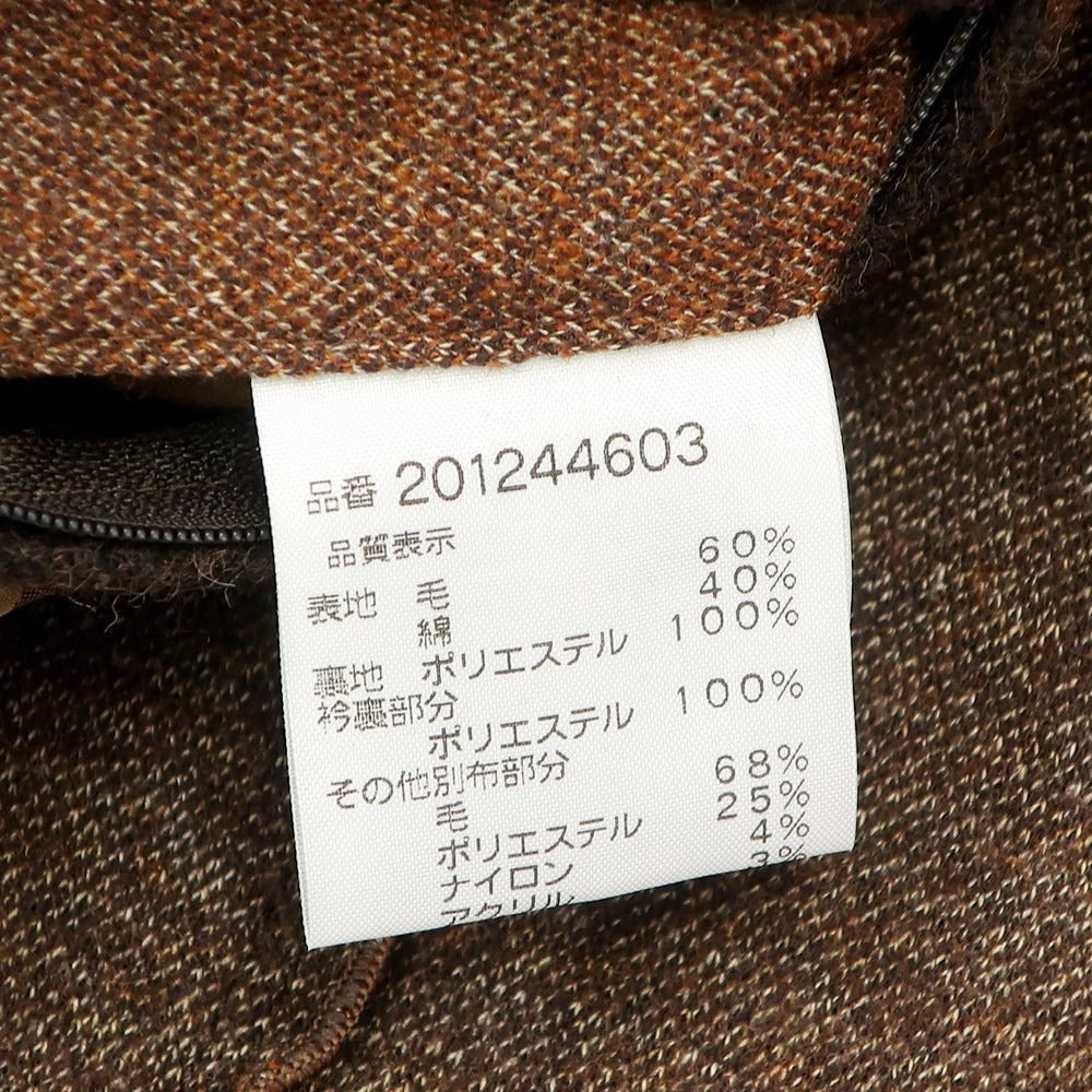 [Used] Maurizio Baldassari MAURIZIO BALDASSARI Wool Cotton Jacket Brown [Size 48] [BRW] [A/W] [Condition Rank A] [Men&