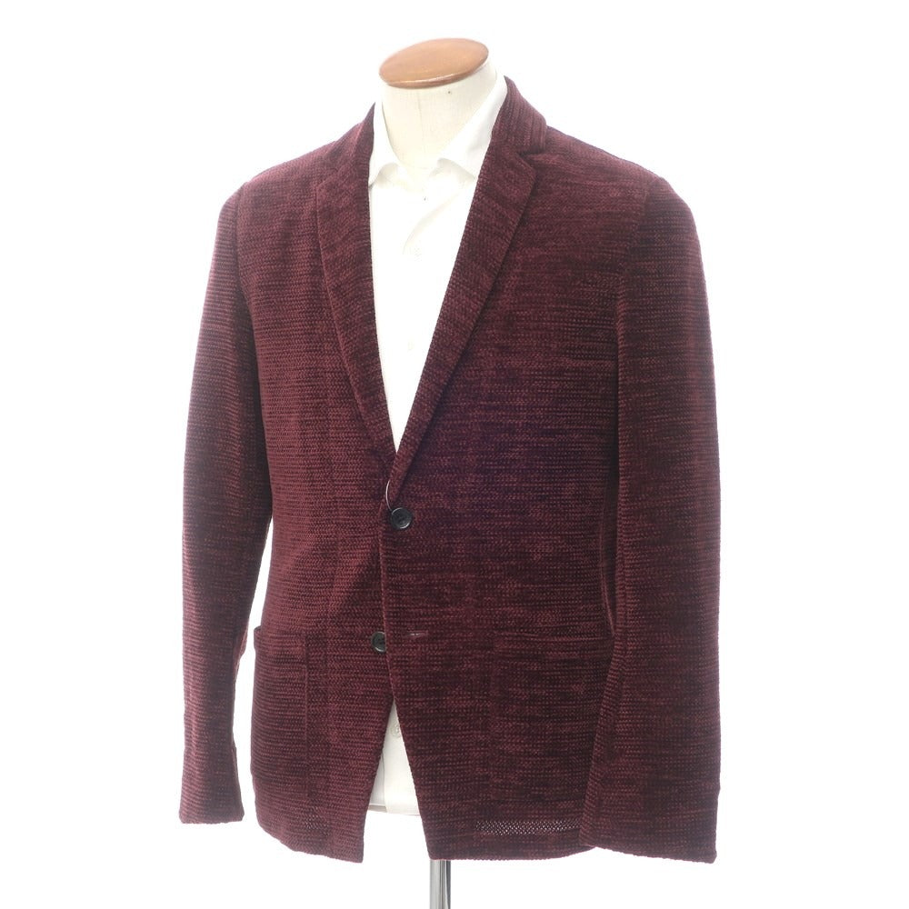 [Used] [Unused] MICHEL KLEIN HOMME Polyester Nylon 2B Casual Jacket Bordeaux [Size 48] [RED] [A/W] [Condition Rank S] [Men&