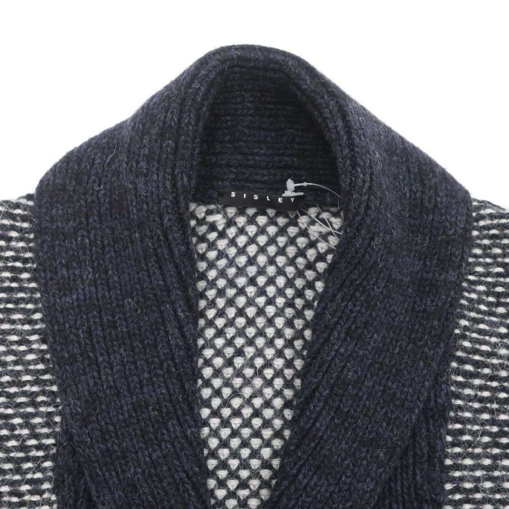 【中古】シスレー SYSLEY カーディガン
 ネイビーxホワイト【サイズM】【NVY】【A/W】【状態ランクA】【メンズ】
【778987】 CPD