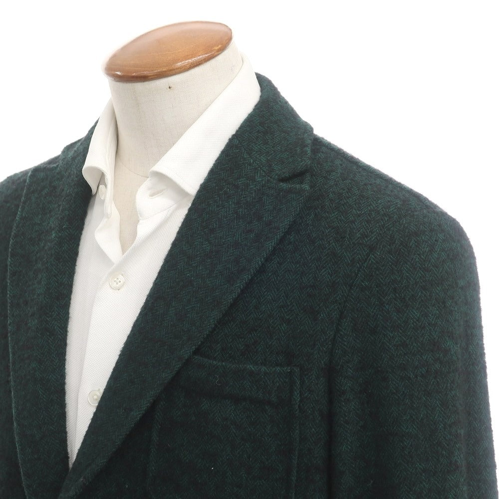 [Used] Altea wool nylon herringbone casual jacket green x black [Size L] [GRN] [A/W] [Condition rank B] ​​[Men&