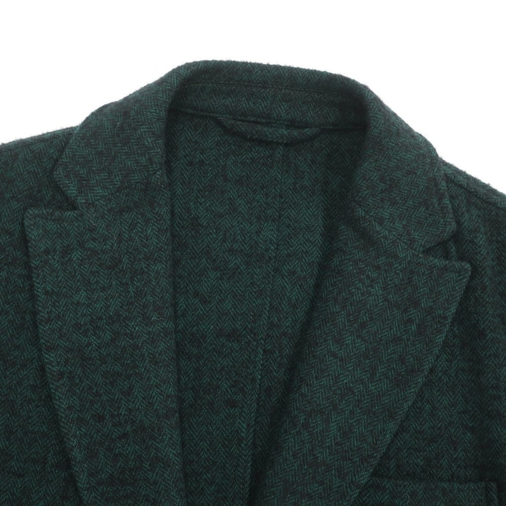 [Used] Altea wool nylon herringbone casual jacket green x black [Size L] [GRN] [A/W] [Condition rank B] ​​[Men&