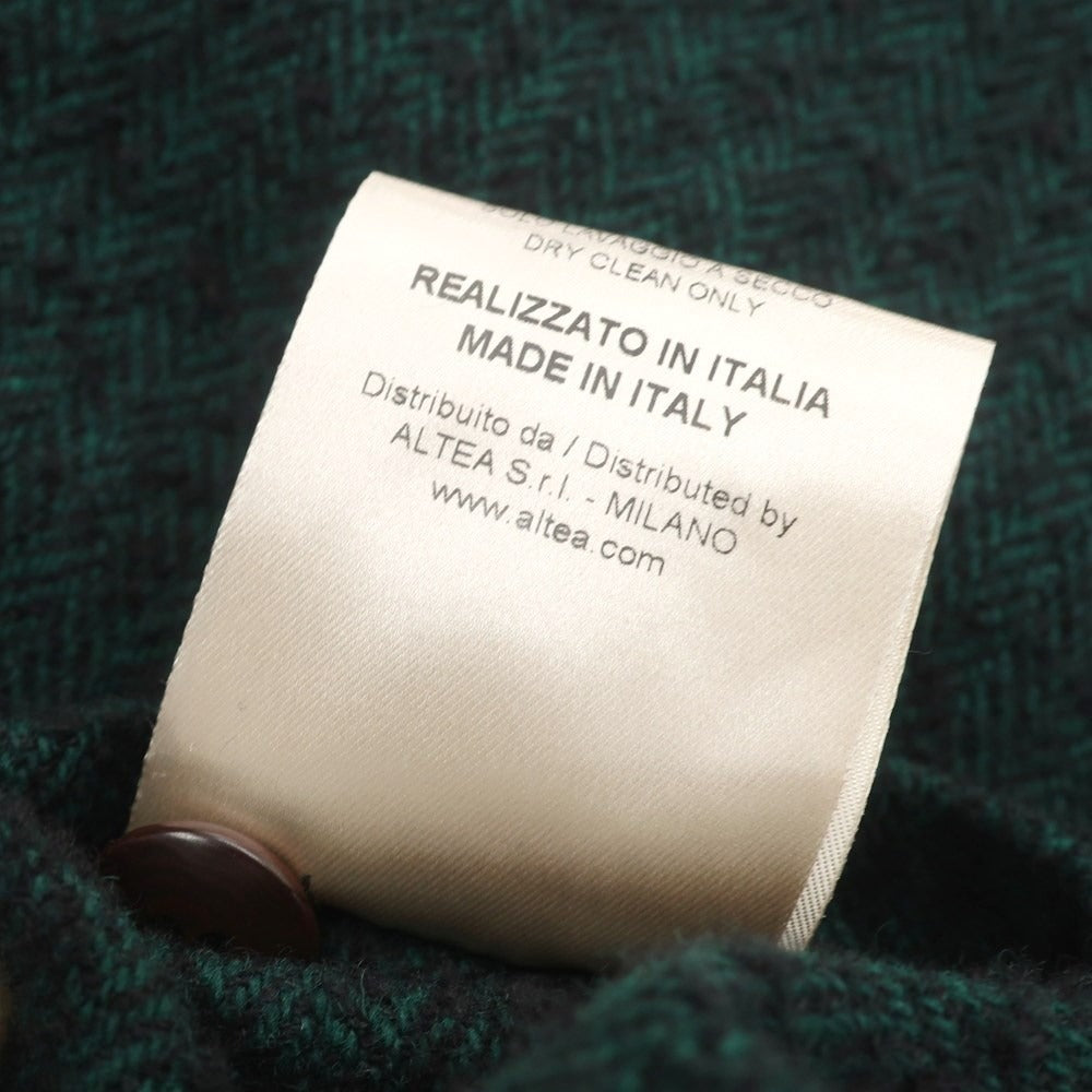 [Used] Altea wool nylon herringbone casual jacket green x black [Size L] [GRN] [A/W] [Condition rank B] ​​[Men&