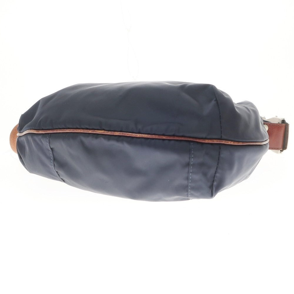 [Used] Orobianco Limonta Nylon Shoulder Bag Navy x Brown [W39xH24xD-][NVY][S/S/A/W][Condition Rank B][Men&