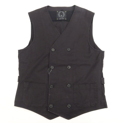 [Used] T-JACKET Stretch Cotton Gilet Vest Black [Size M] [BLK] [S/S] [Condition Rank B] ​​[Men&