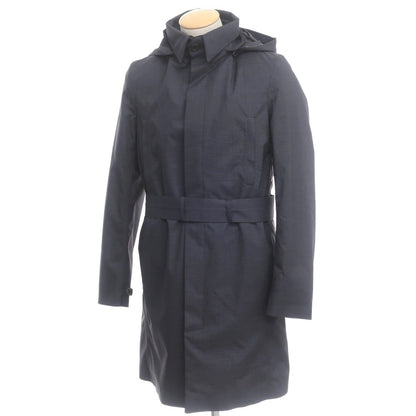 [Used] Norwegian Rain Polyester Lined Hooded Coat Gray Navy [Size S] [NVY] [A/W] [Condition Rank B] ​​[Men&