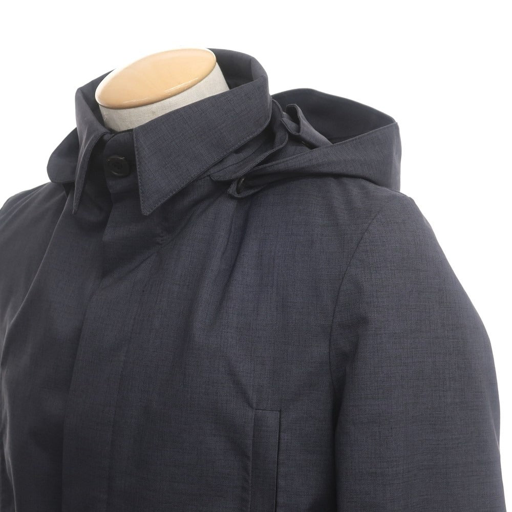 [Used] Norwegian Rain Polyester Lined Hooded Coat Gray Navy [Size S] [NVY] [A/W] [Condition Rank B] ​​[Men&