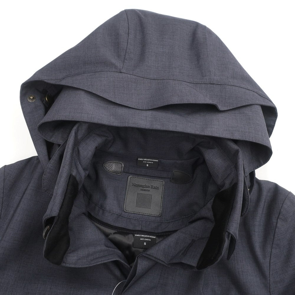 [Used] Norwegian Rain Polyester Lined Hooded Coat Gray Navy [Size S] [NVY] [A/W] [Condition Rank B] ​​[Men&