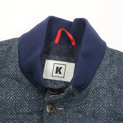 [Used] KIRED Polyester Herringbone Quilted Blouson Blue Green [Size 46] [GRN] [A/W] [Condition Rank B] ​​[Men&