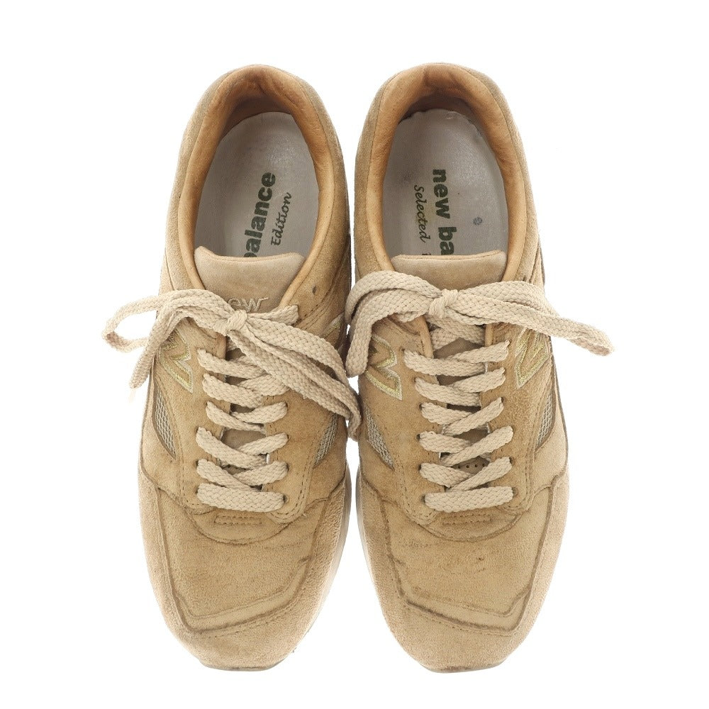 【中古】ニューバランス NEW BALANCE UNITED ARROWS別注 CM1500UA スエード スニーカー ベージュ【サイズ25.5】【BEI】【S/S/A/W】【状態ランクC】【メンズ】【768992】 DPD