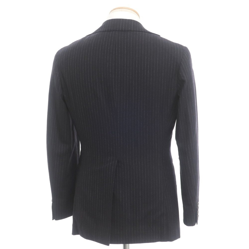 [Used] TONELLO Stretch Wool Striped Tailored Jacket Navy [Size 44] [NVY] [A/W] [Condition Rank C] [Men&