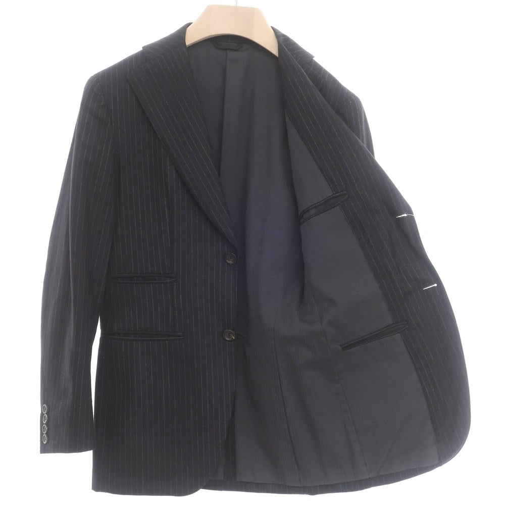 [Used] TONELLO Stretch Wool Striped Tailored Jacket Navy [Size 44] [NVY] [A/W] [Condition Rank C] [Men&