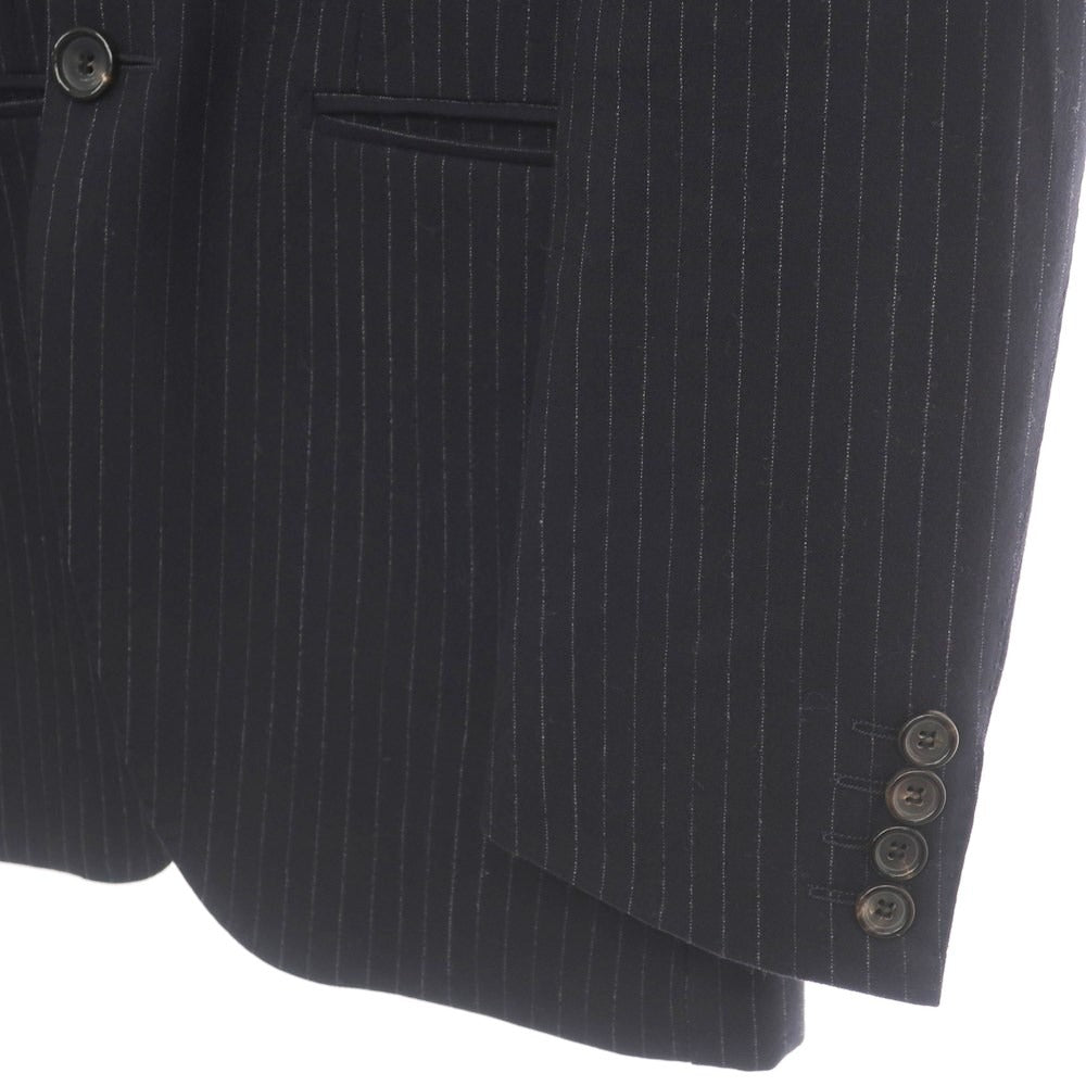 [Used] TONELLO Stretch Wool Striped Tailored Jacket Navy [Size 44] [NVY] [A/W] [Condition Rank C] [Men&