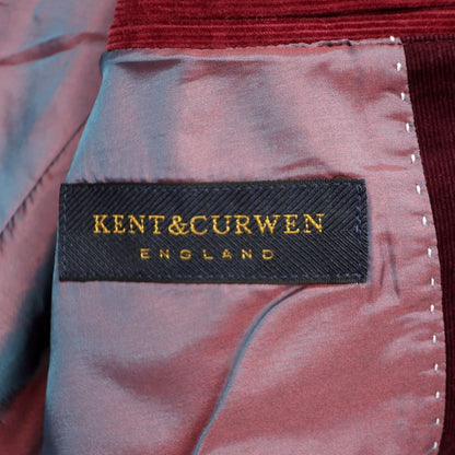 [Used] Kent &amp;amp; Curwen Stretch Corduroy Jacket Maroon [Size L] [RED] [A/W] [Condition Rank A] [Men&