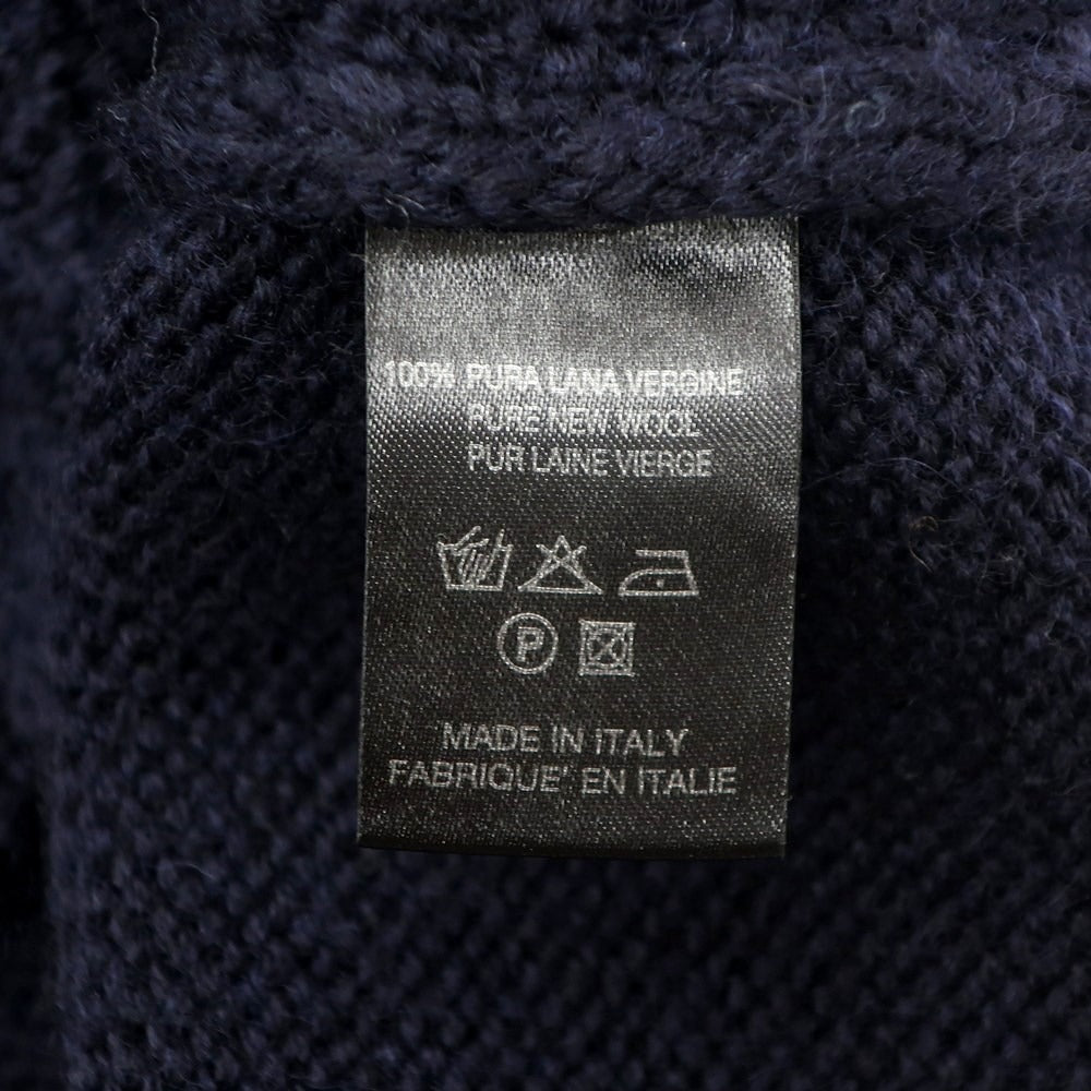 [Used] Roberto Collina ROBERTO COLLINA Mid-gauge wool cable knit crew neck Navy [Size 50] [NVY] [A/W] [Condition Rank A] [Men&