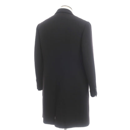 [Used] ISAIA Wool Chesterfield Coat Black [Size 48] [BLK] [A/W] [Condition Rank B] ​​[Men&