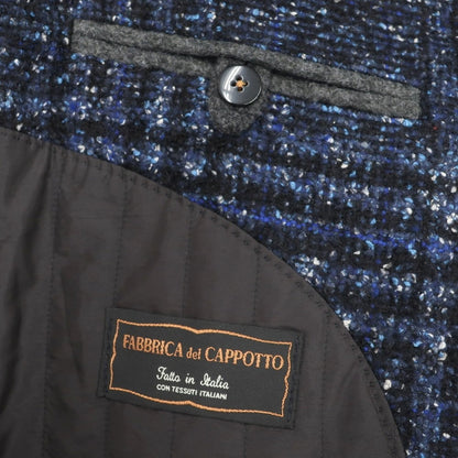 [Used] PALTO Acrylic Wool Check Balmac Coat Navy [Size 48] [NVY] [A/W] [Condition Rank A] [Men&