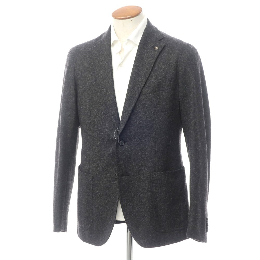 【中古】タリアトーレ TAGLIATORE ウールジャージー テーラードジャケット チャコールグレー【サイズ48】【GRY】【A/W】【状態ランクB】【メンズ】【768991】 APD