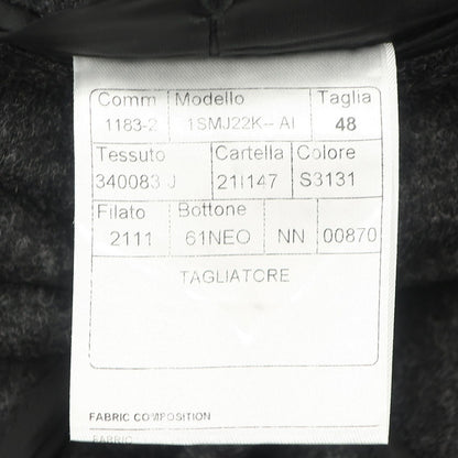 [Used] TAGLIATORE Wool jersey tailored jacket charcoal gray [Size 48] [GRY] [A/W] [Condition rank B] ​​[Men&