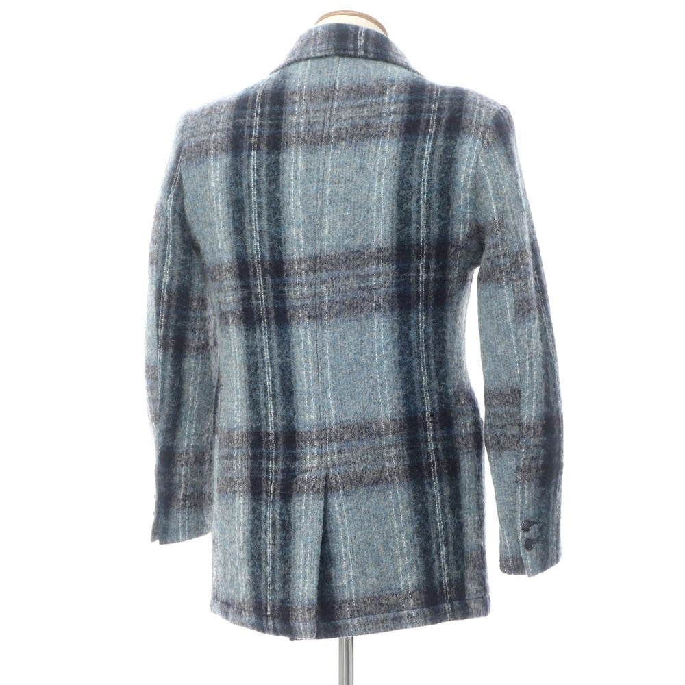 [Used] Neill Cutter NEILL KATTER Alpaca blend wool check casual jacket grayish blue x navy [Size 46] [BLU] [A/W] [Condition rank B] ​​[Men&