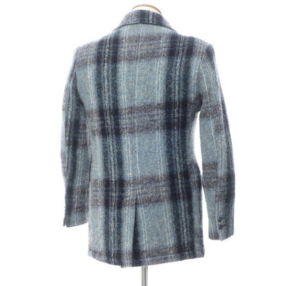 [Used] Neill Cutter NEILL KATTER Alpaca blend wool check casual jacket grayish blue x navy [Size 46] [BLU] [A/W] [Condition rank B] ​​[Men&