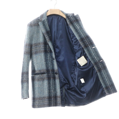 [Used] Neill Cutter NEILL KATTER Alpaca blend wool check casual jacket grayish blue x navy [Size 46] [BLU] [A/W] [Condition rank B] ​​[Men&