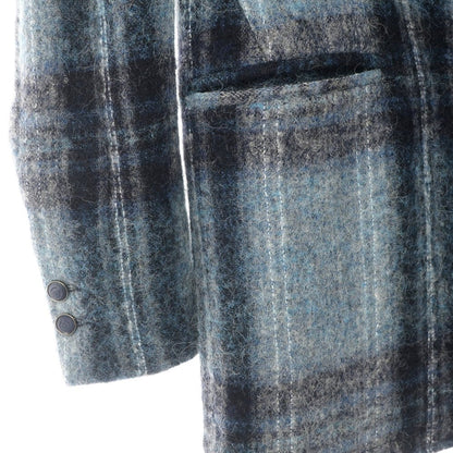 [Used] Neill Cutter NEILL KATTER Alpaca blend wool check casual jacket grayish blue x navy [Size 46] [BLU] [A/W] [Condition rank B] ​​[Men&